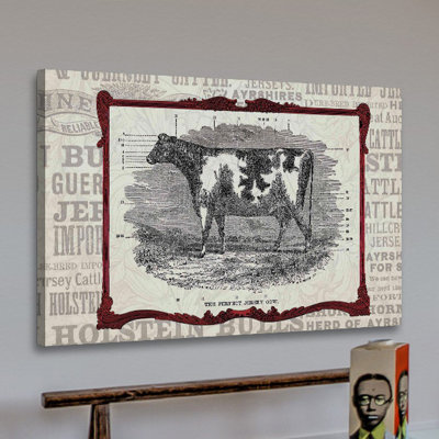 Cow - Wrapped Canvas Print