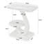 Tray Top Pedestal Side Table Set