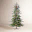 Lighted Artificial Pine Christmas Tree-2093117026
