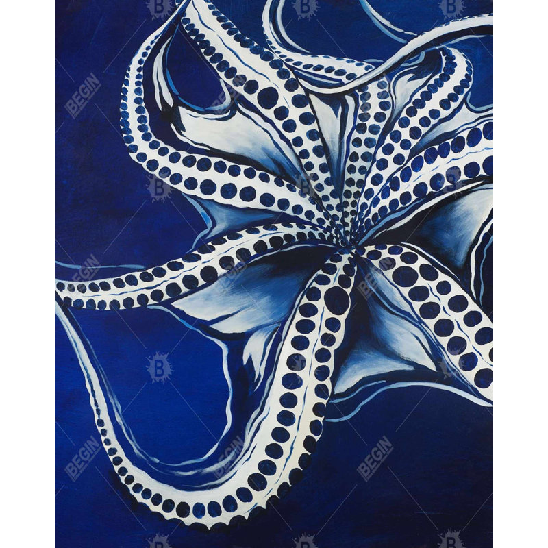 «Dancing Octopus» sur toile