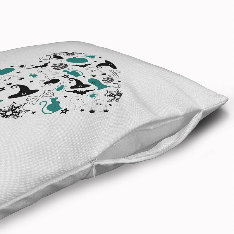 Polyester Throw Pillow, 24" x 24", Desert Turquoise