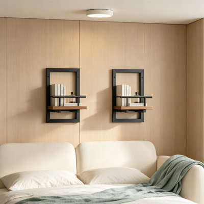 Tablettes flottantes pour plante d'intérieur