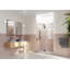 Halo 47.5 in. x 78 in. Frameless Glass Hinge Shower Door-1852010758