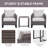 Dharach Wicker Outdoor Lounge Chair with Side Table-1641831918-1641831919