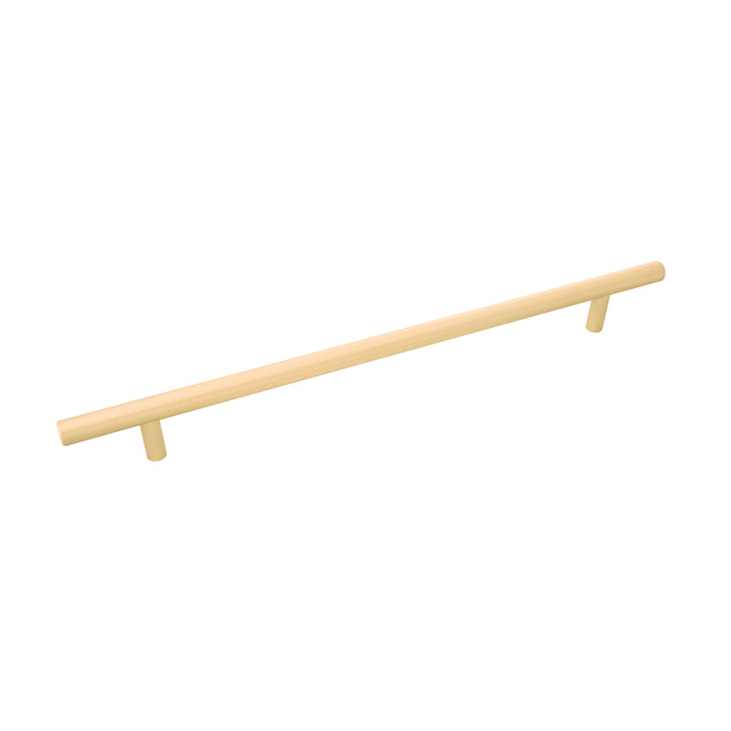 Contemporary 10 1/16" Center to Center Bar Pull, Royal Brass, 10 1/16"