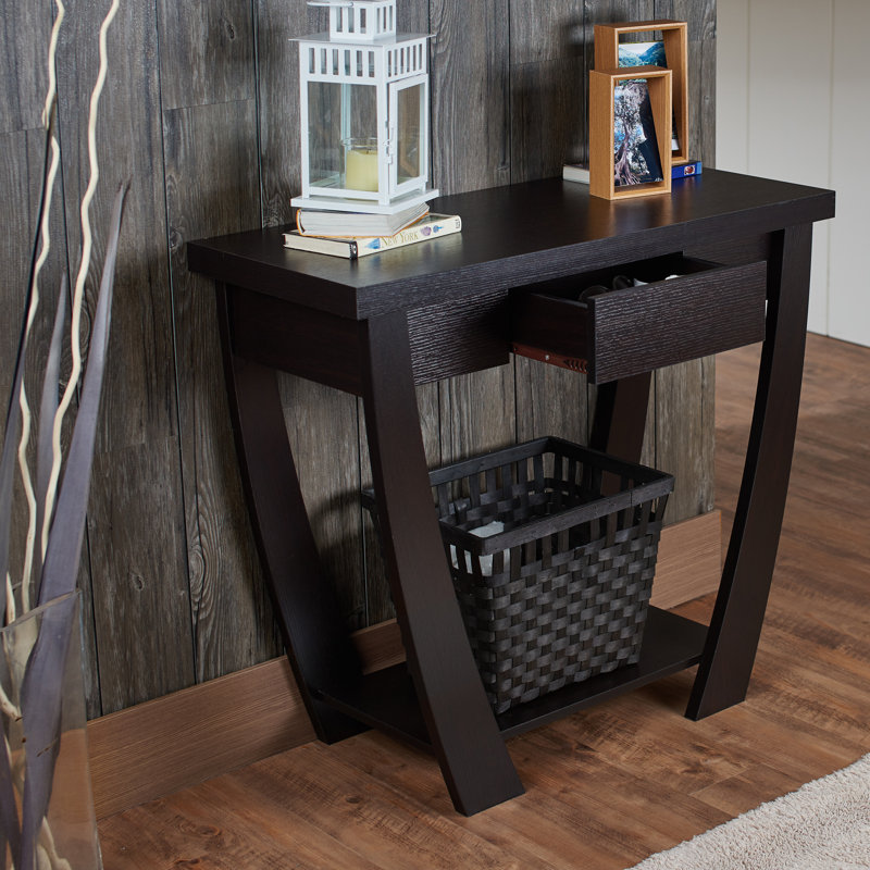 Manorville 91.44cm Console Table, Cappuccino