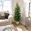 Ensemble de 2 plantes artificielles réalistes avec feuillage authentique, résistantes aux UV, pour l'intérieur et l'extérieur (salon, bureau, terrasse), 120 cm (47,28 pouces).-918159767