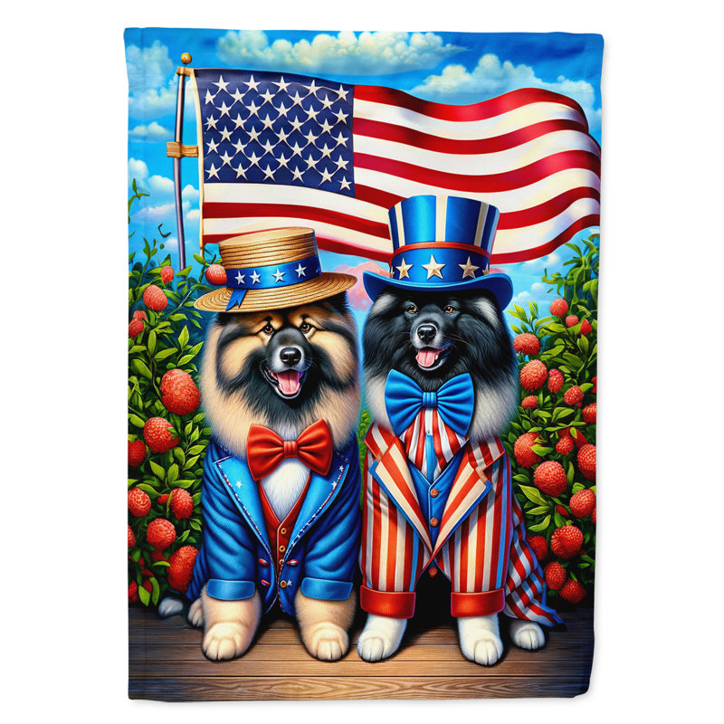 Drapeau All American Garden, Spitz loup