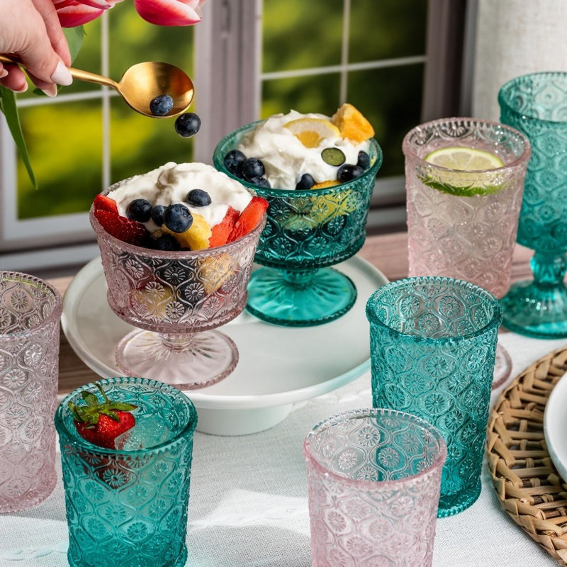 Verre Mitzi Highball, Turquoise