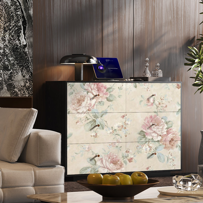 Armoire de rangement 6 tiroirs Modern