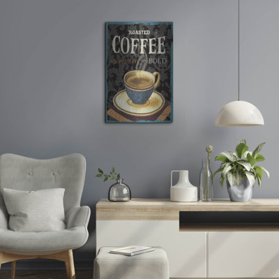 " Luxe Metal Art 'Today's Coffee IV' By Lisa Audit " by Lisa Audit