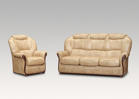 Kirwin Leather Armchair, Nut