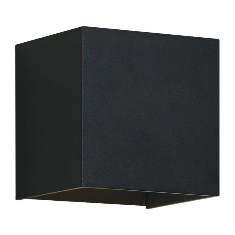 Vex LED Outdoor Flush Mount, Black