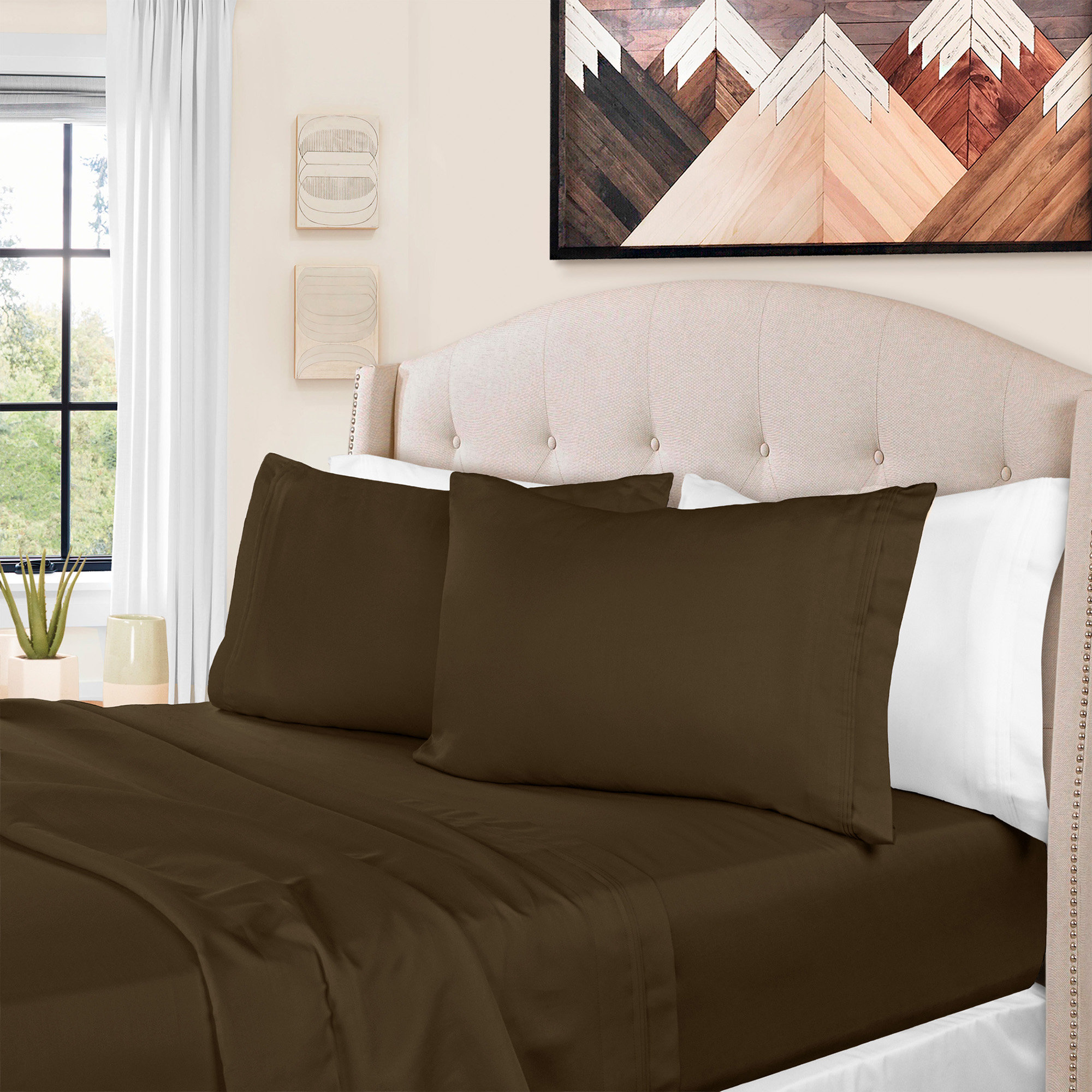 1500 Thread Count Sheets Darby Home Co Egyptian Cotton Deep Pocket Solid Luxury 1500 Thread ...
