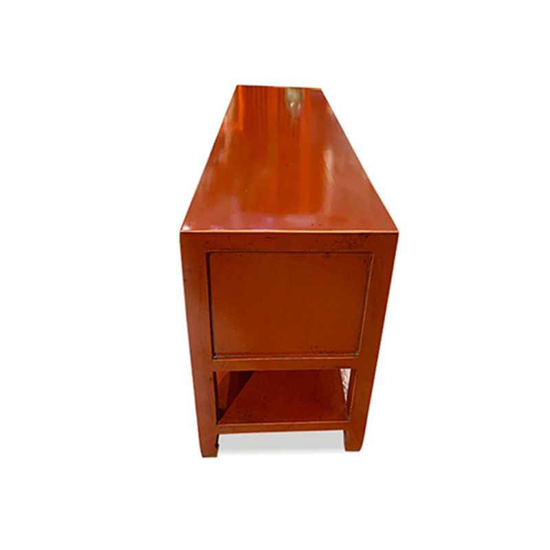 TV Cabinet With Shelf-Red