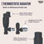 iBathUK Belgravia Horizontal Double Slim Flat Panel Radiator Angled Valve-1419064055-1419064053