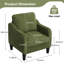 Upholstered Armchair-1913467244