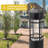 Black Solar Led Outdoor Path Lights