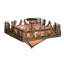 Rustic Lodge 2 - Light Semi Flush Mount