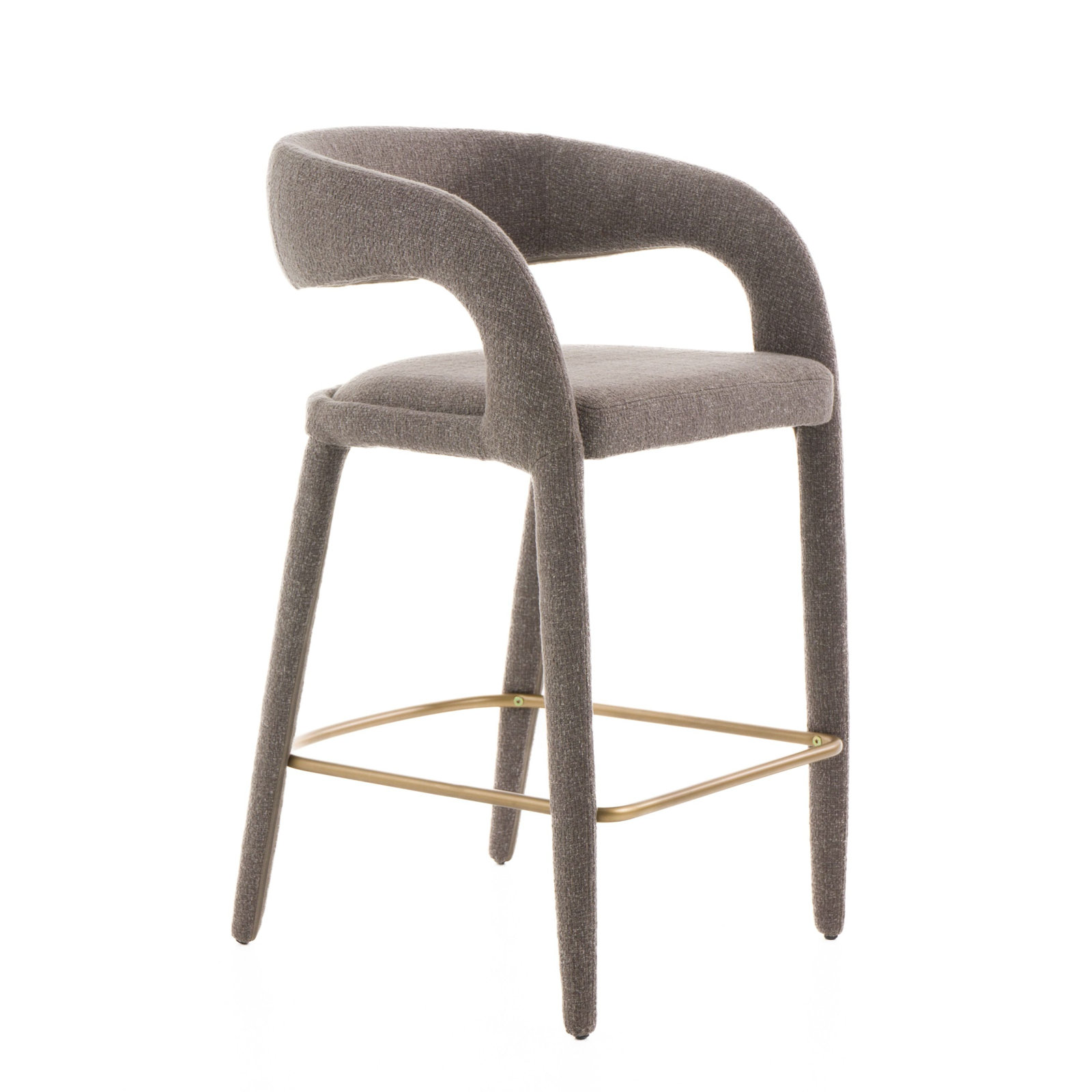 Arshaluys 25.6 " Bar Stool, Dark Gray