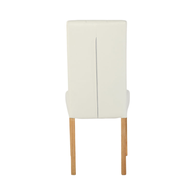 Tona 47cm H Tufted Upholstered Parsons Chair, White