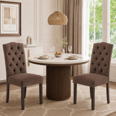 Charlotte Tufted Upholstered Parsons Chair