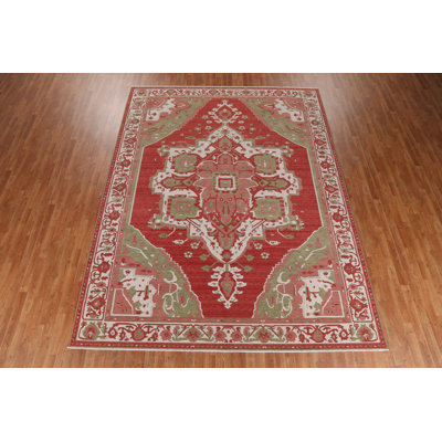 Geometric   Turkish Wool Rug 9x12