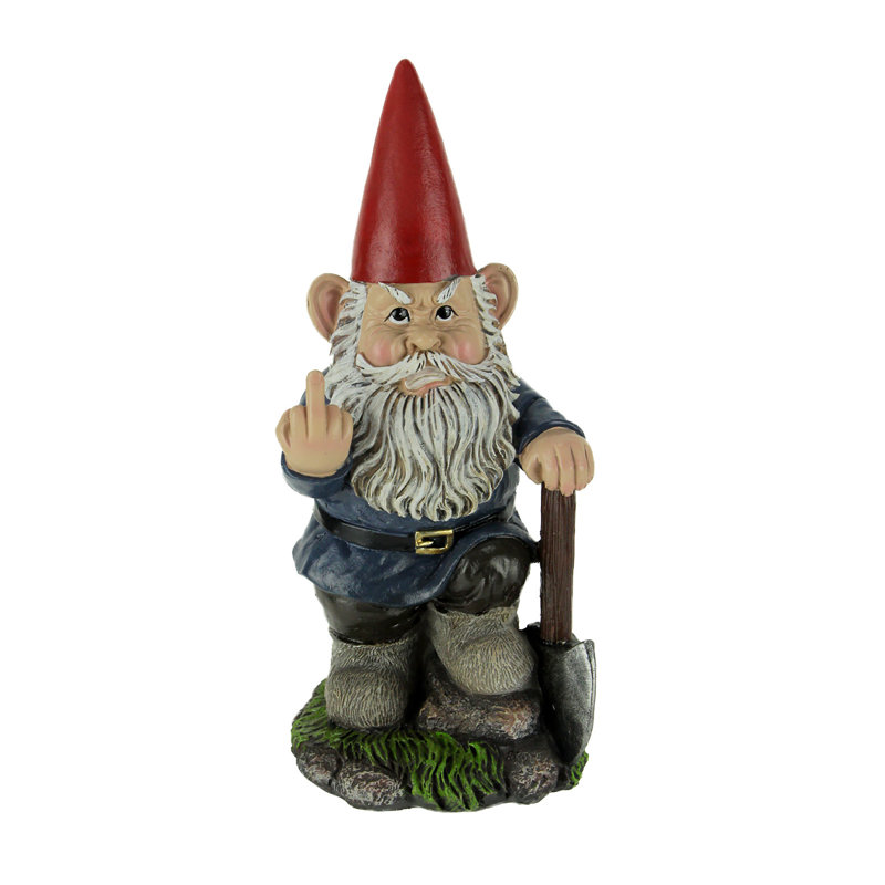 Susan le gnome de jardin avec hache Susan