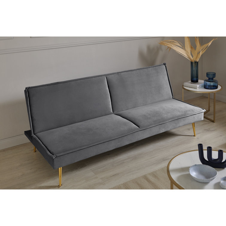 Chillax 51.97 Square Arm Convertible Loveseat Jahnke