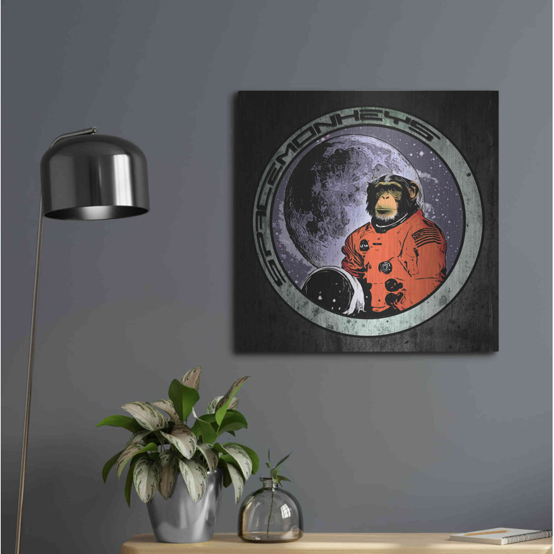 «Space Monkeys» par Nicklas Gustafsson, H 24 po x l 24 po