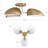 Three Lamp Modern Retro Light