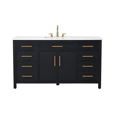 Meuble-lavabo simple 60 po Reajean
