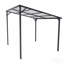 Pergola d'extérieur 8 'X 10' Pergolas de toit incliné en métal imperméable et abri de jardin en tôle pour patio, jardin, cour