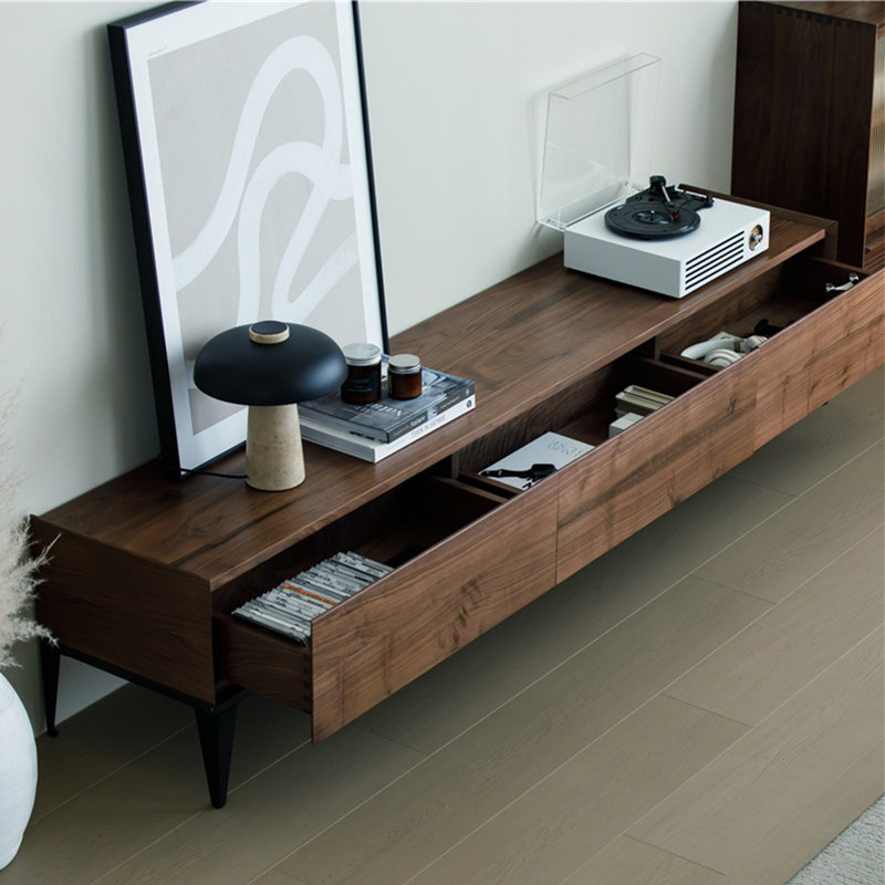 Light luxury modern simple TV cabinet, 78.74"