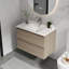 Meuble-lavabo mural avec lavabo en céramique, armoire avec 2 tiroirs à fermeture en douceur-1618201529