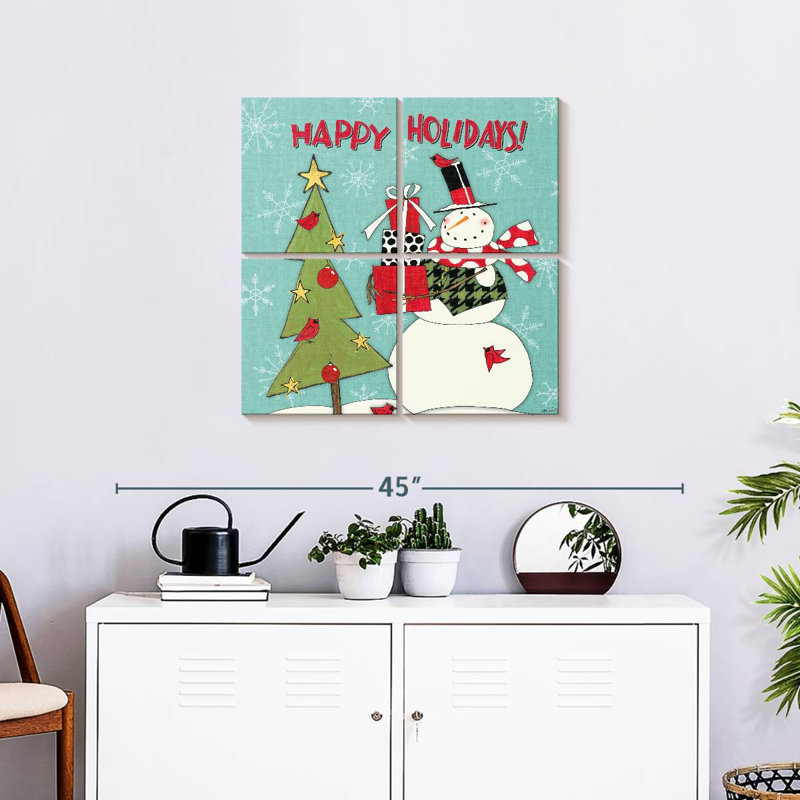 Sentiments de bonhomme de neige Lelend V, H 26 po x l 26 po