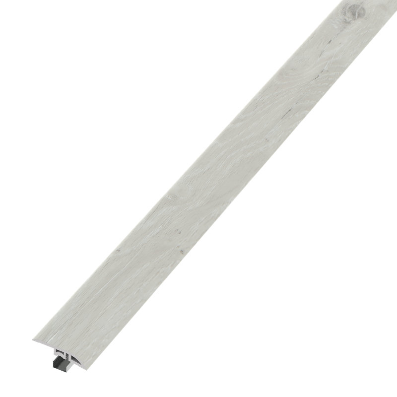 Cassio Vinyl 0.2756" Thick x 1.6875" Wide x 94.5" Length Overlap Reducer, White