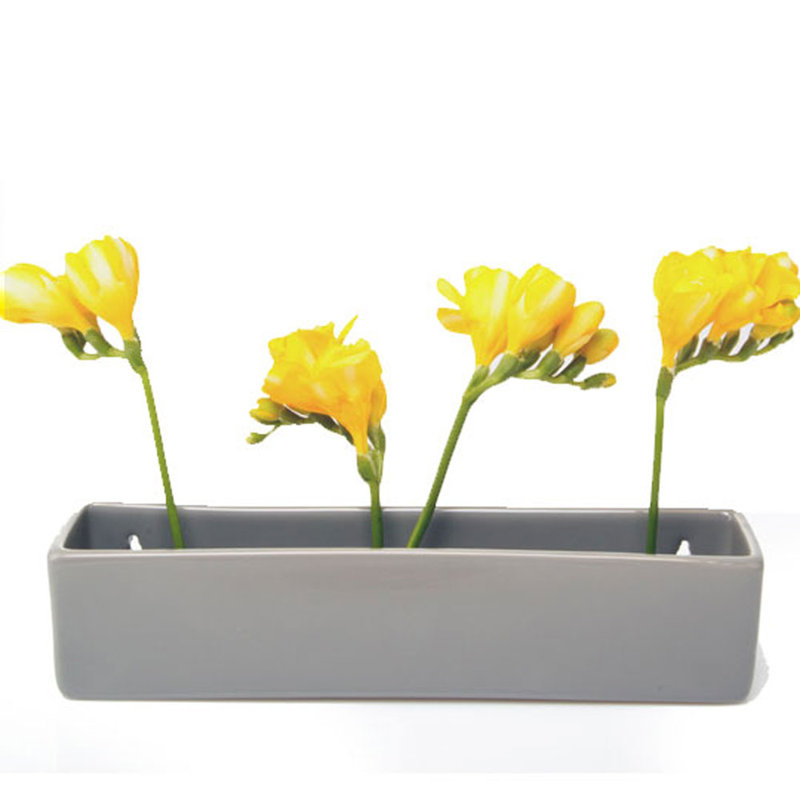 Ceramic Table Vase, Grey