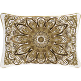 Envie Embroidered Cotton Pillow Cover