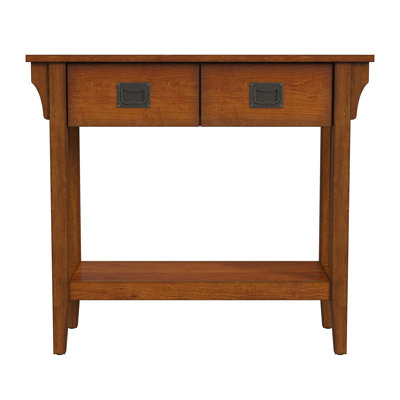 Larina Burl 2- Drawer Console Table
