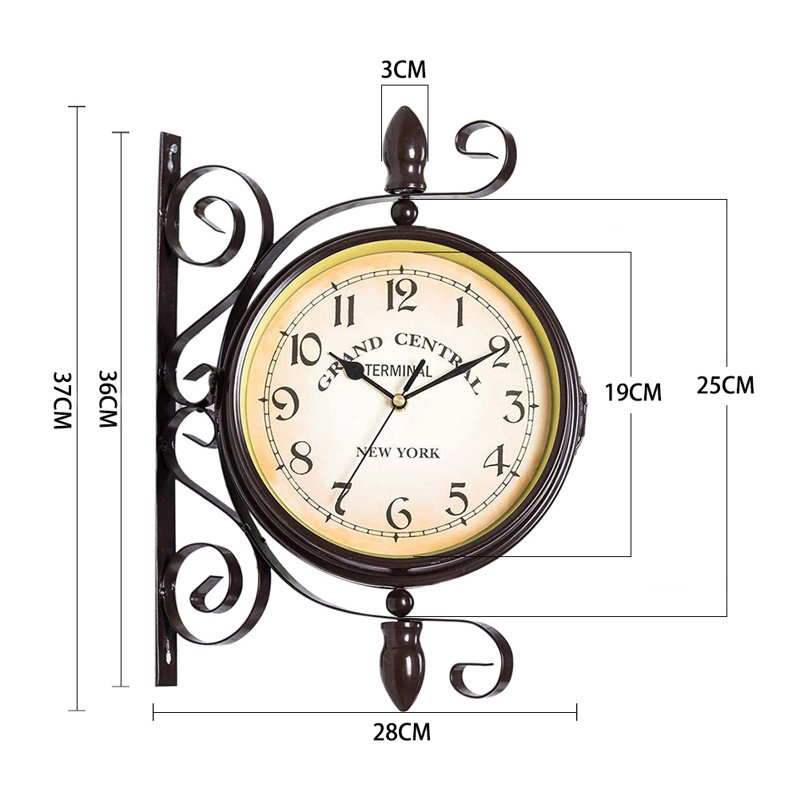 Metal Wall Clock