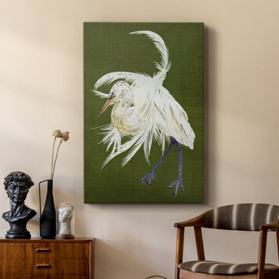 Heron Plumage II - galerie Cavas personnalisée