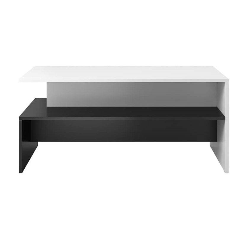 Jaishawn Sled Coffee Table with Storage, White
