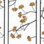 Ensemble d'art mural en métal feuille de ginkgo
