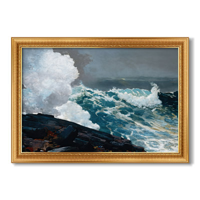 Northeaster, 1895 - Winslow Homer - Toile encadrée sur mesure
