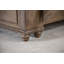 Traditional Bed Aged Oak Fb Bench W Storage Bedroom Furniture Beige Padded Fabric Hb-1547246112