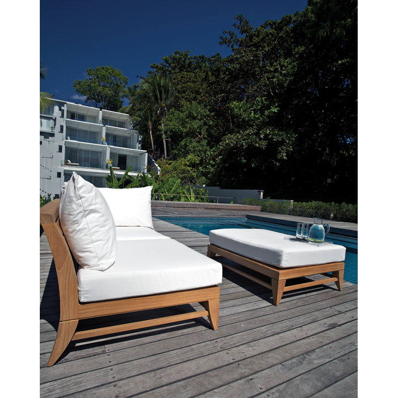 Limited 100 Outdoor Teak Corner Wedge Lounge Chair