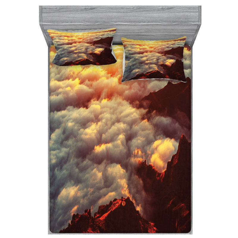 Microfiber Sheet Set, Full Sheet Set with Fitted Sheet