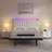 Sherpa Headboard with RGB Ambient Light, Built-in Shelf, Queen Size