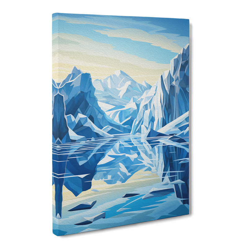 Glacier Deco - Print, 60cm H x 40cm W x 3cm D